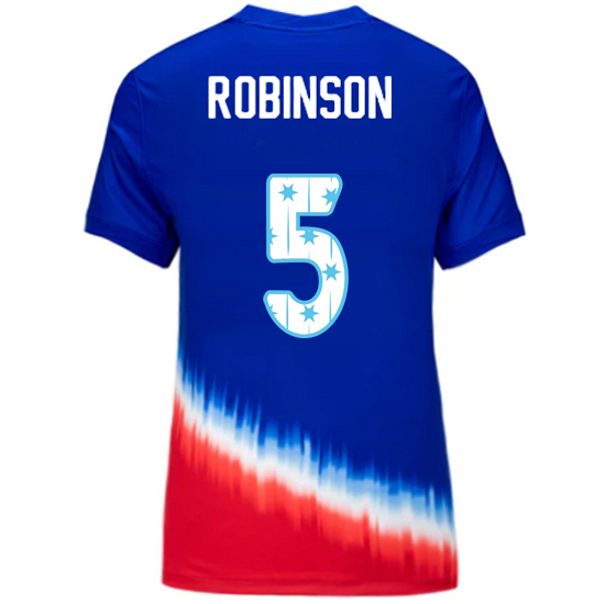 24/25 USA Antonee Robinson Away Women's Jersey Stars Number