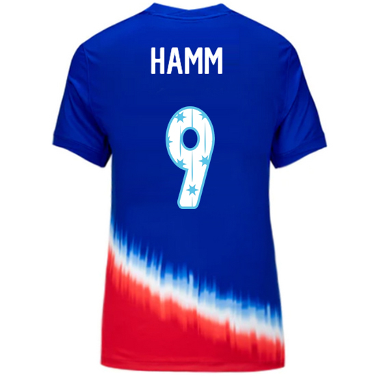 24/25 USA Mia Hamm Away Women's Jersey Stars Number