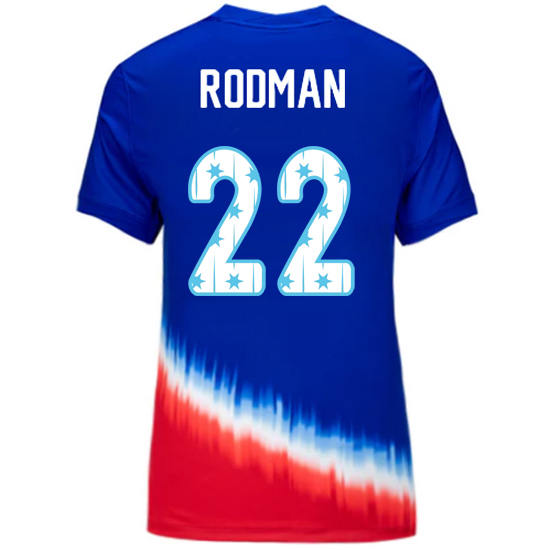 24/25 USA Trinity Rodman Away Women's Jersey Stars Number