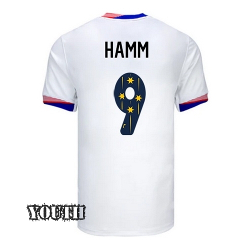 24/25 USA Mia Hamm Home Youth Jersey Stars Number