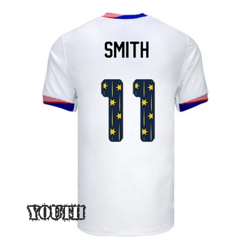 24/25 USA Sophia Smith Home Youth Jersey Stars Number